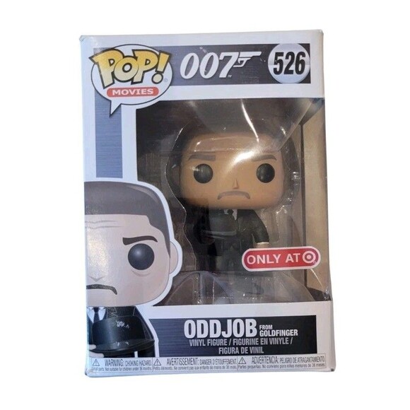 Funko POP! 007 ODDJOB From Goldfinger Target Exclusive Vinyl Figure 526 - Picture 3 of 8
